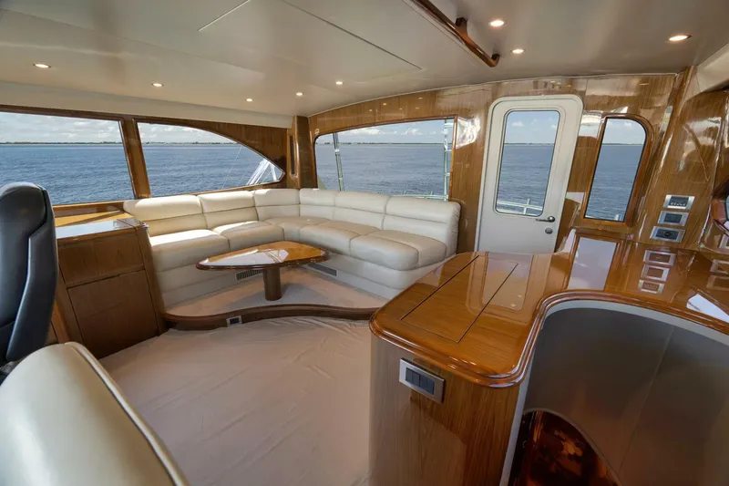 Slide: The Image of 2011 Viking 76 Enclosed Bridge- TEUSEAS- Enclosed Bridge - 5966615