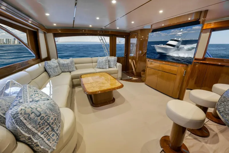 Slide: The Image of 2011 Viking 76 Enclosed Bridge- TEUSEAS- Salon - 5966638