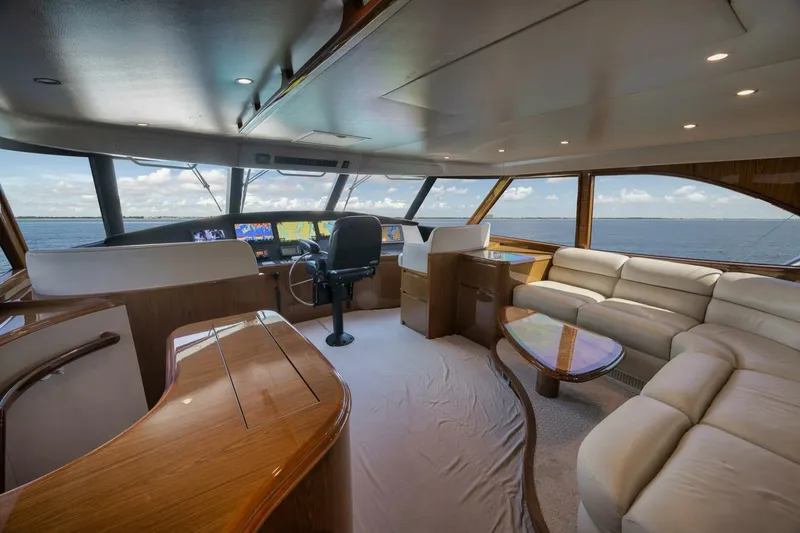 Slide: The Image of 2011 Viking 76 Enclosed Bridge- TEUSEAS- Enclosed Bridge - 5966625