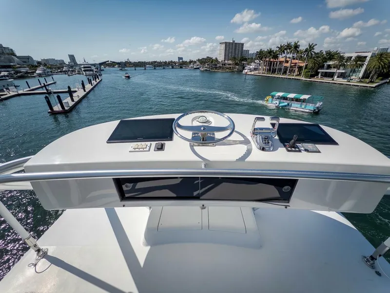 Slide: The Image of 2011 Viking 76 Enclosed Bridge- TEUSEAS- Tower - 5966432