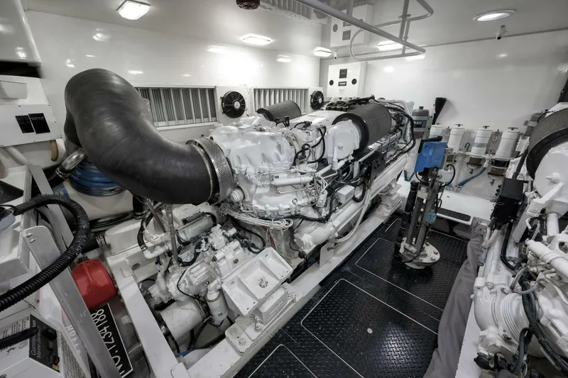 Slide: The Image of 2011 Viking 76 Enclosed Bridge- TEUSEAS- Engine Room - 5966490