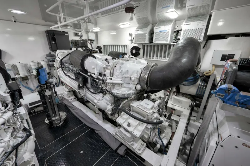 Slide: The Image of 2011 Viking 76 Enclosed Bridge- TEUSEAS- Engine Room - 5966491