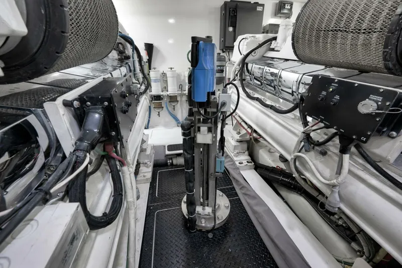 Slide: The Image of 2011 Viking 76 Enclosed Bridge- TEUSEAS- Engine Room - 5966493