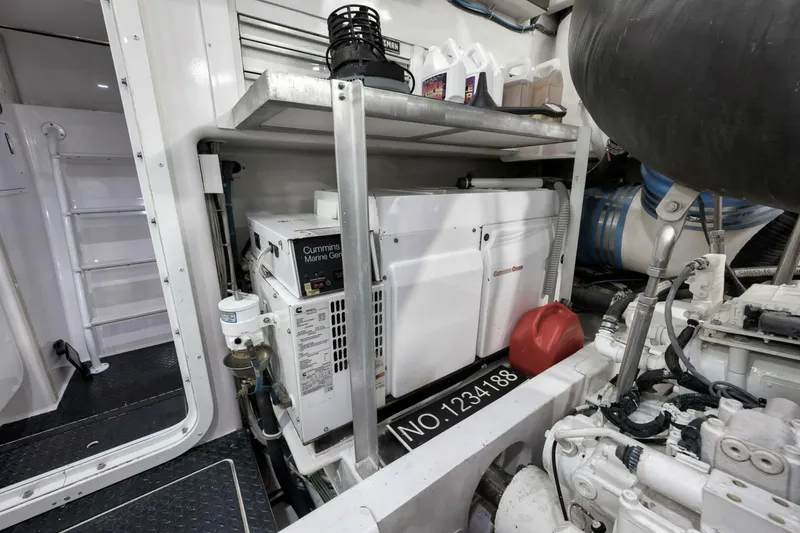 Slide: The Image of 2011 Viking 76 Enclosed Bridge- TEUSEAS- Engine Room - 5966496
