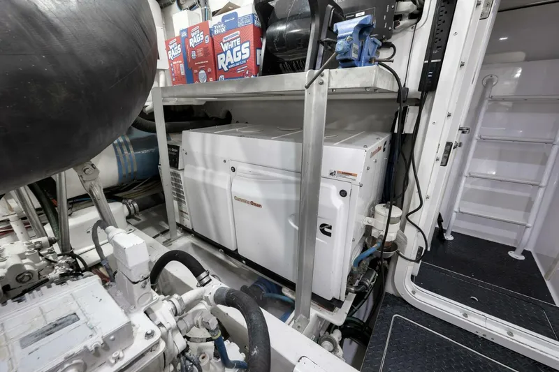 Slide: The Image of 2011 Viking 76 Enclosed Bridge- TEUSEAS- Engine Room - 5966497