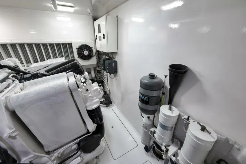 Slide: The Image of 2011 Viking 76 Enclosed Bridge- TEUSEAS- Engine Room - 5966500