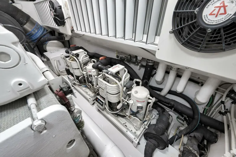 Slide: The Image of 2011 Viking 76 Enclosed Bridge- TEUSEAS- Engine Room - 5966501