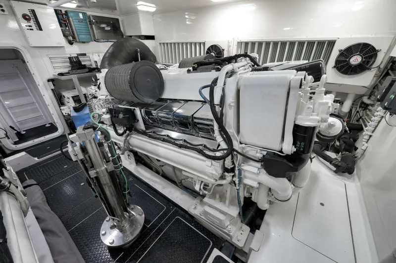 Slide: The Image of 2011 Viking 76 Enclosed Bridge- TEUSEAS- Engine Room - 5966503