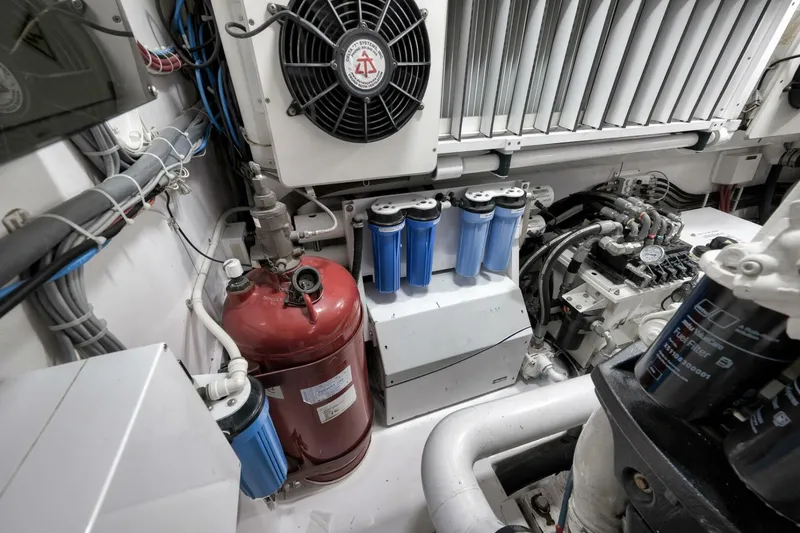 Slide: The Image of 2011 Viking 76 Enclosed Bridge- TEUSEAS- Engine Room - 5966504