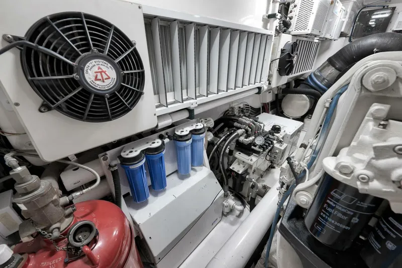 Slide: The Image of 2011 Viking 76 Enclosed Bridge- TEUSEAS- Engine Room - 5966505