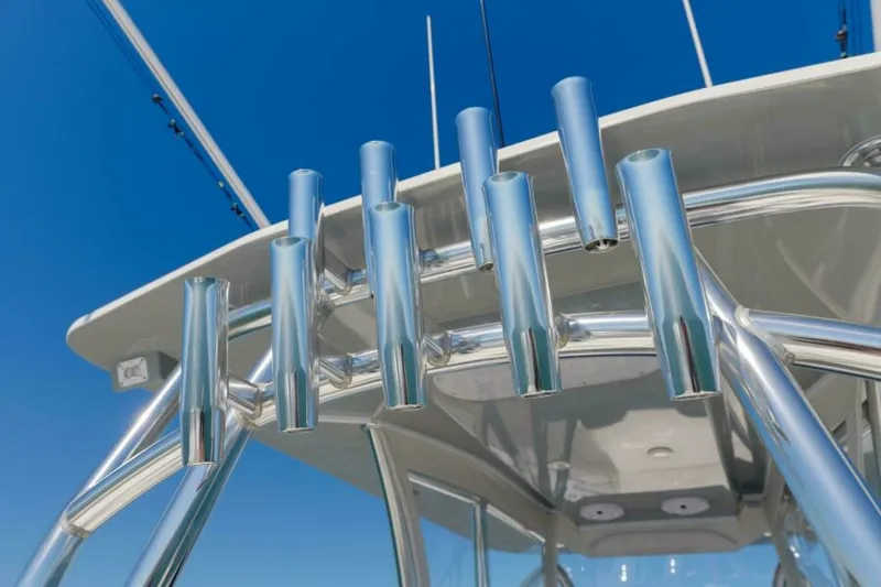 Slide: The Image of SeaHunter 38 Reel Escape- Rod Holders 2023 SeaHunter CTS Reel Escape - 7654198