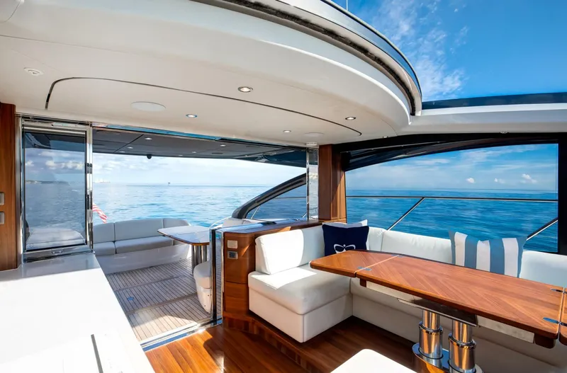 Slide: The Image of Princess V55 - Mermoo Too - Dinette 2025 Princess V55 - Mermoo Too - 5968087