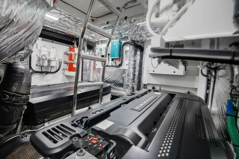 Slide: The Image of Princess V55 - Mermoo Too - Engine Room 2025 Princess V55 - Mermoo Too - 5968102