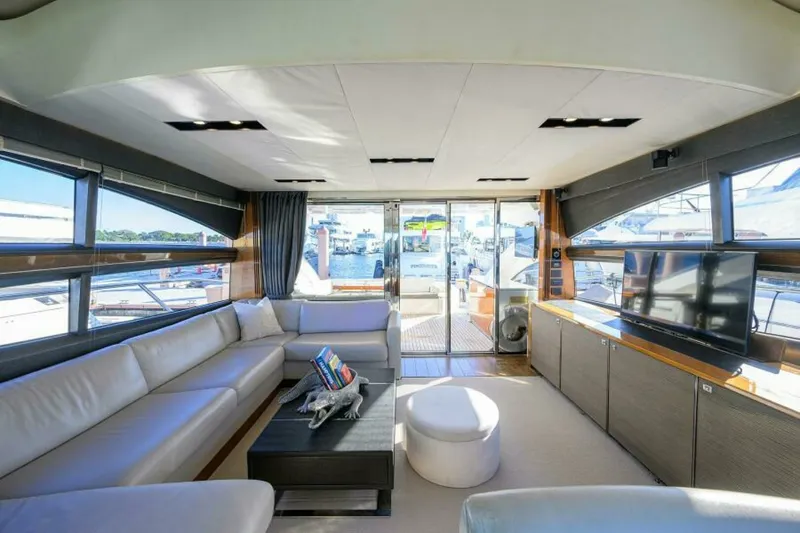Slide: The Image of Princess 72 Joint Credit II - Interior Salon 2013 Princess 72 V72 Express Joint Credit II - 7648503