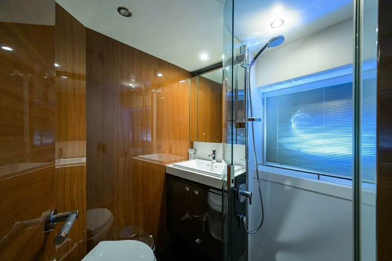 Slide: The Image of Princess 72 Policy Limits  - Interior Stateroom Head 2013 Princess 72 V72 Express Policy Limits - 7648554