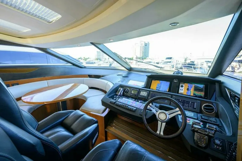 Slide: The Image of Princess 72 Joint Credit II - Interior Helm 2013 Princess 72 V72 Express Joint Credit II - 7648511