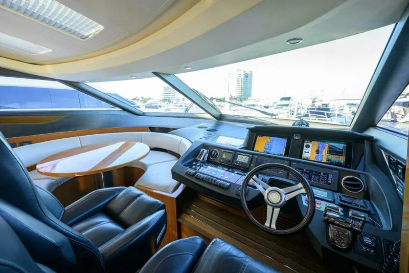 Slide: The Image of Princess 72 Joint Credit II - Interior Helm 2013 Princess 72 V72 Express Joint Credit II - 7380345