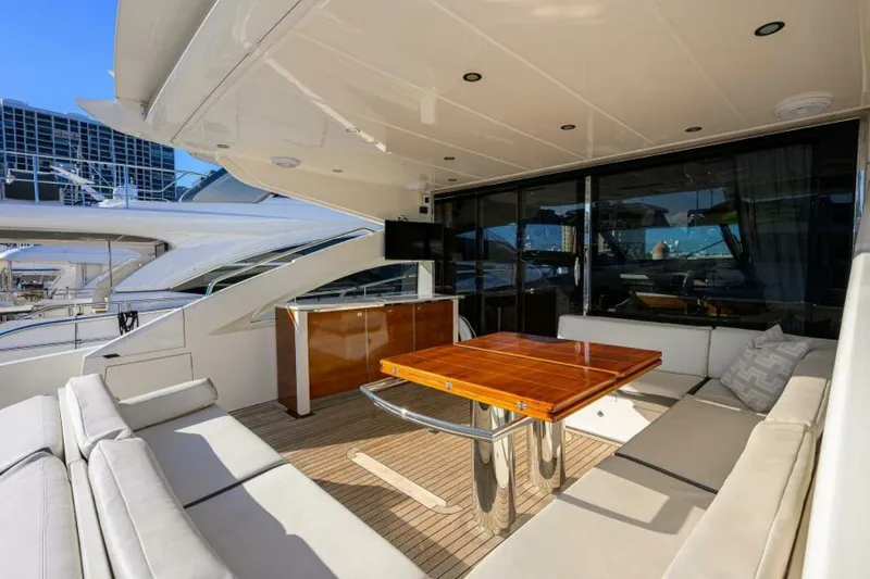 Slide: The Image of Princess 72 Joint Credit II - Exterior Aft Deck 2013 Princess 72 V72 Express Joint Credit II - 7380334