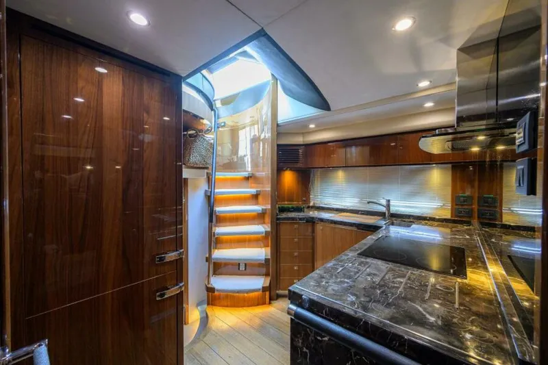 Slide: The Image of Princess 72 Joint Credit II - Interior Galley 2013 Princess 72 V72 Express Joint Credit II - 7380346