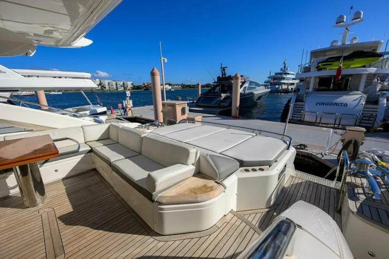Slide: The Image of Princess 72 Joint Credit II - Exterior Aft Deck 2013 Princess 72 V72 Express Joint Credit II - 7380338