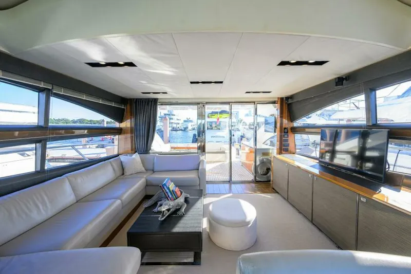 Slide: The Image of Princess 72 Joint Credit II - Interior Salon 2013 Princess 72 V72 Express Joint Credit II - 7380341