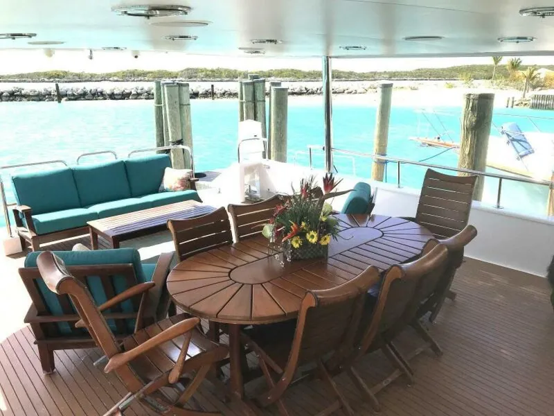 Slide: The Image of Aft Deck Dining   - 5969602