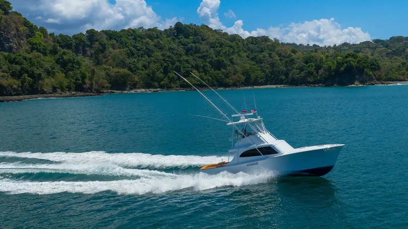 Slide: The Image of 1991 Gamefisherman 40 Convertible "Sabe Nada" - Running - 6097498