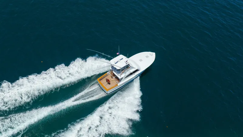 Slide: The Image of 1991 Gamefisherman 40 Convertible "Sabe Nada" - 6097511