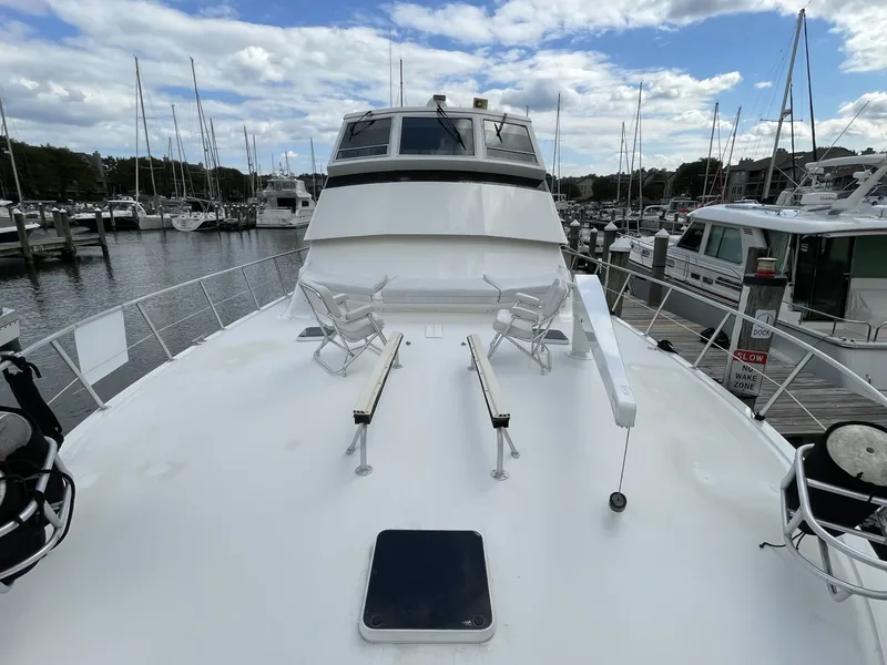 Slide: The Image of Bow deck with dinghy chocks - 7368181