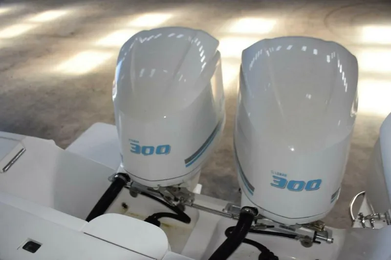 Slide: The Image of Twin Yamaha 300hp 4 Strokes, Low Hour Dependable Power With Power Assist Steering. - 5972626