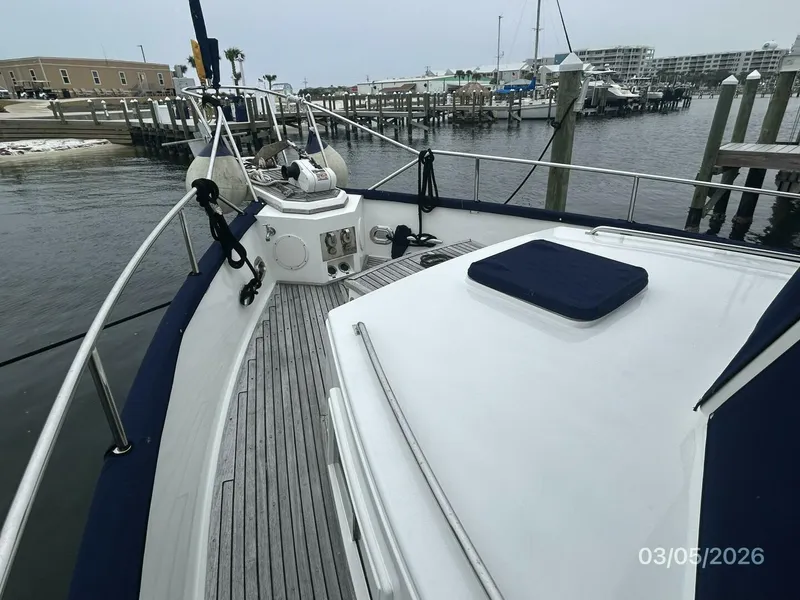 Slide: The Image of 42' Grand Banks foredeck2 - 5973560