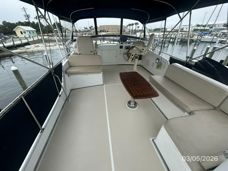 Slide: The Image of 42' Grand Banks flybridge forward - 5973551