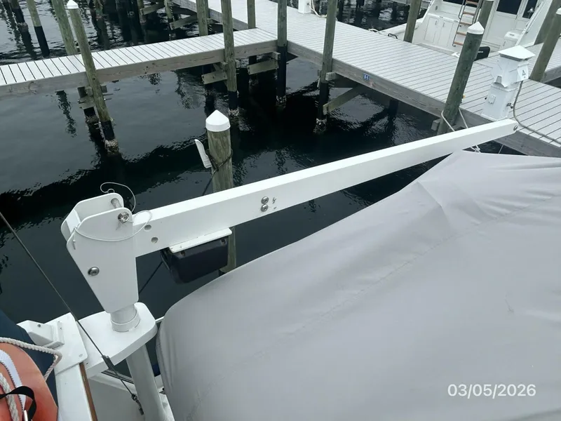 Slide: The Image of 42' Grand Banks tender davit1 - 5973624