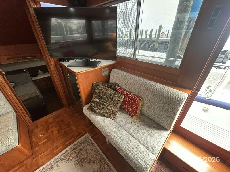 Slide: The Image of 42' Grand Banks salon port aft - 5973599