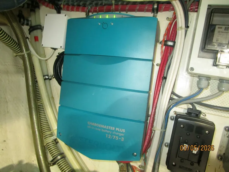 Slide: The Image of 42' Grand Banks battery charger - 5973539