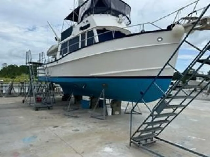 Slide: The Image of 42' Grand Banks hauled out1 - 5973572