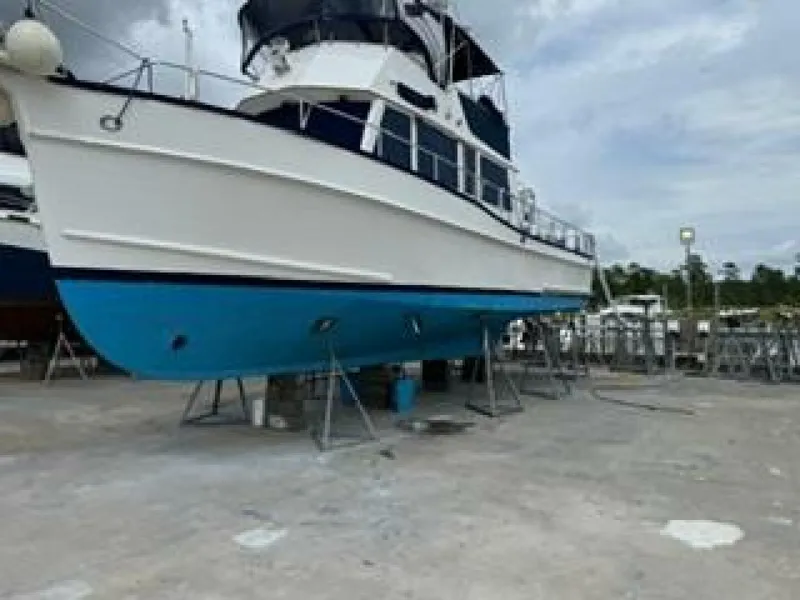 Slide: The Image of 42' Grand Banks hauled out2 - 5973573