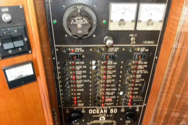 Slide: The Image of Pilot house electrical panel DC  - 5983485