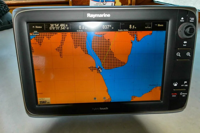 Slide: The Image of Pilothouse chart plotter - 5983493