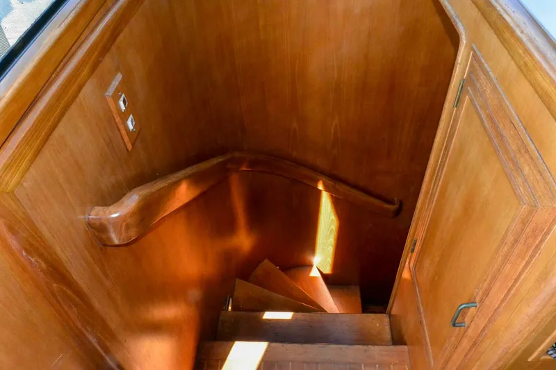 Slide: The Image of Pilothouse stairs to lower deck - 5983494