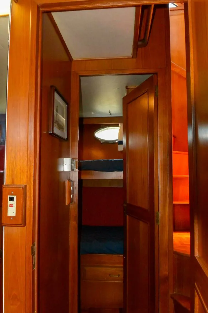 Slide: The Image of Hall view of starboard guest stateroom  - 5983509