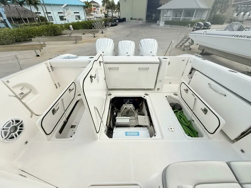 Slide: The Image of Pursuit 365 DC - SALTY GIRL - Cockpit Storage 2022 Pursuit 365 DC - SALTY GIRL - 7680667