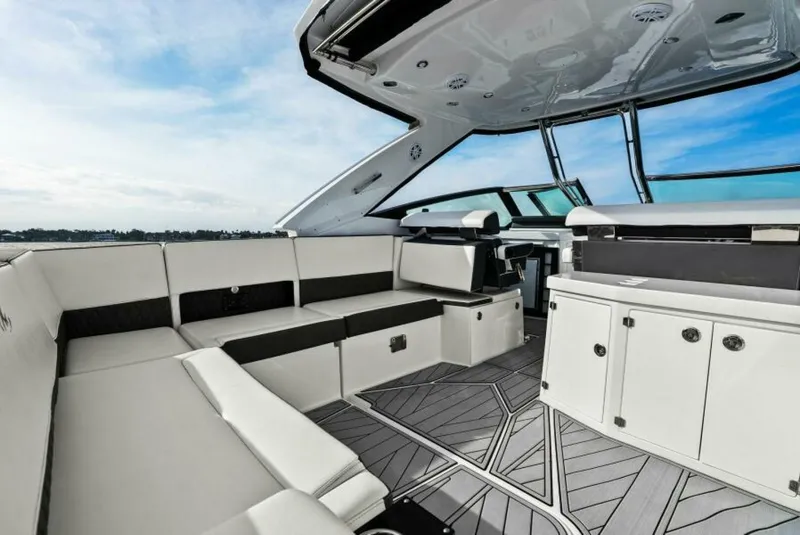 Slide: The Image of 2023 Monterey 385 SS - Aft Deck Seating - 5975348