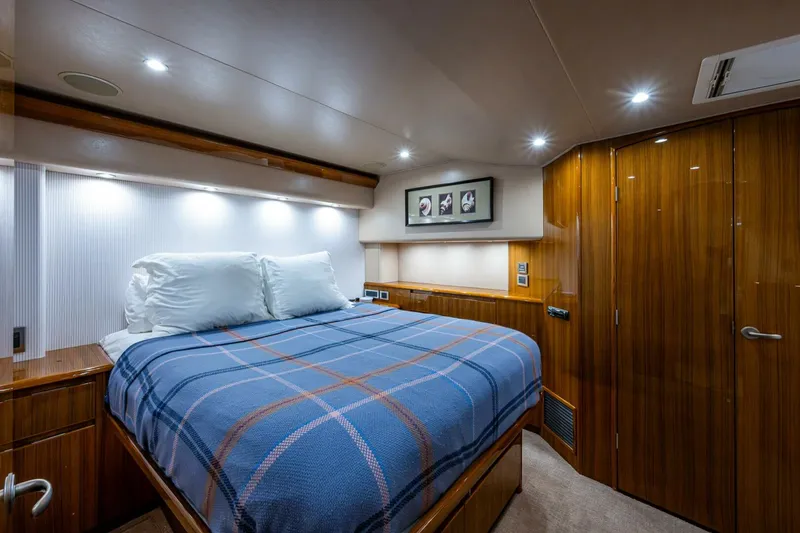 Slide: The Image of Viking 60 Bottom Line - Interior Stateroom 2012 Viking 60 Convertible Bottom Line - 5980196