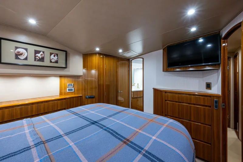 Slide: The Image of Viking 60 Bottom Line - Interior Stateroom 2012 Viking 60 Convertible Bottom Line - 5980197