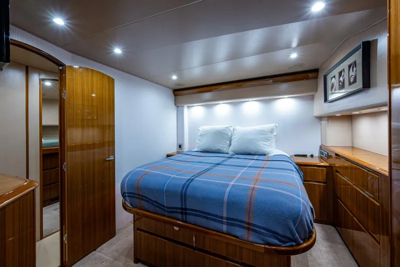 Slide: The Image of Viking 60 Bottom Line - Interior Stateroom 2012 Viking 60 Convertible Bottom Line - 5980199