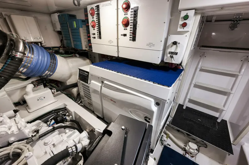 Slide: The Image of Viking 60 Bottom Line - Engine Room 2012 Viking 60 Convertible Bottom Line - 5980267