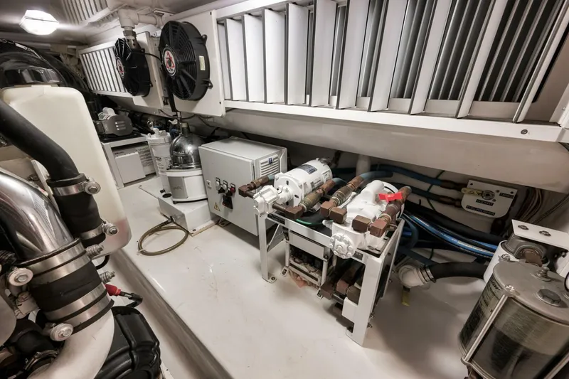 Slide: The Image of Viking 60 Bottom Line - Engine Room 2012 Viking 60 Convertible Bottom Line - 5980268