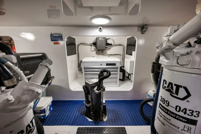 Slide: The Image of Viking 60 Bottom Line - Engine Room 2012 Viking 60 Convertible Bottom Line - 5980270