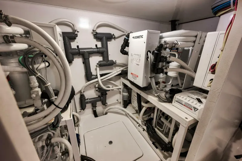 Slide: The Image of Viking 60 Bottom Line - Engine Room 2012 Viking 60 Convertible Bottom Line - 5980271